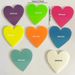 8-Color Heart-Shaped Transparent Sticky Notes, Mini Index Tabs For Books, Study & Office, Waterproof Adhesive, Cute Stationery For Students_voghion.com