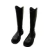 2024 Women's Designer V-Mouth Knee-High Boots, Enhanced Height, White 8100_voghion.com