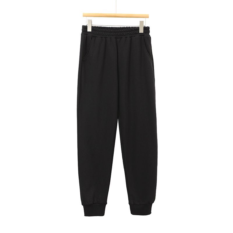 Damenbekleidung Lockere und schlank machende Leggings, lässige Heimhosen für Herbst und Winter, lange bequeme Hygienehosen aus gestrickter Baumwolle_voghion.com