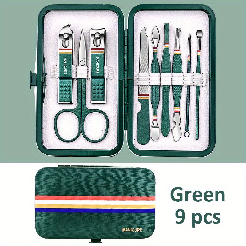 Premium Manicure Set - Stainless Steel Toe &amp; Finger Nail Clippers, Files &amp; Cutters - Perfect For Men &amp; Women!_voghion.com
