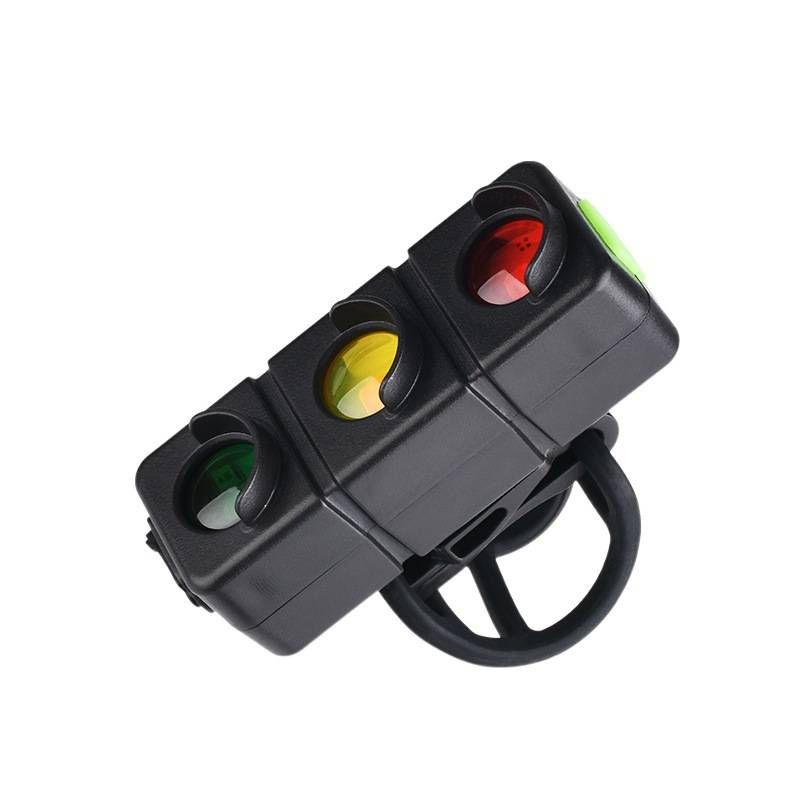 Bicycle Light Tail Light Mountain Bike Rechargeable Night Riding Light Mini Traffic Light Tail Light Warning Light Cycling Equipment Accessories_voghion.com
