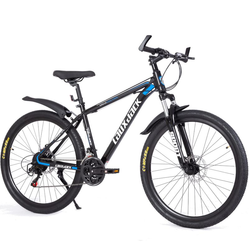 Mountain bike Vankel da 26'' per adolescenti, Shimano a 21 velocità, bicicletta per adolescenti, freni a disco, biciclette per bambini_voghion.com