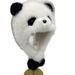 Cappello Lei Feng con protezione per le orecchie, due in uno, a forma di panda, per donne, per esterni, invernali, pelosi, con motivo a cartoni animati_voghion.com