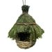tumu Straw Bird Handmade Woven Bird's Nest Gardening Decoration_voghion.com