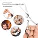 Tondeuses de coiffure, ciseaux à franges effilées, outils de coupe de cheveux pour bébé à usage domestique, ciseaux plats en acier inoxydable_voghion.com