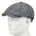 Nuovi arrivi Nuovo plaid versatile classico con un po' di elastico cappelli moda tre baschi uomo casual cappello berretti di alta qualità_voghion.com