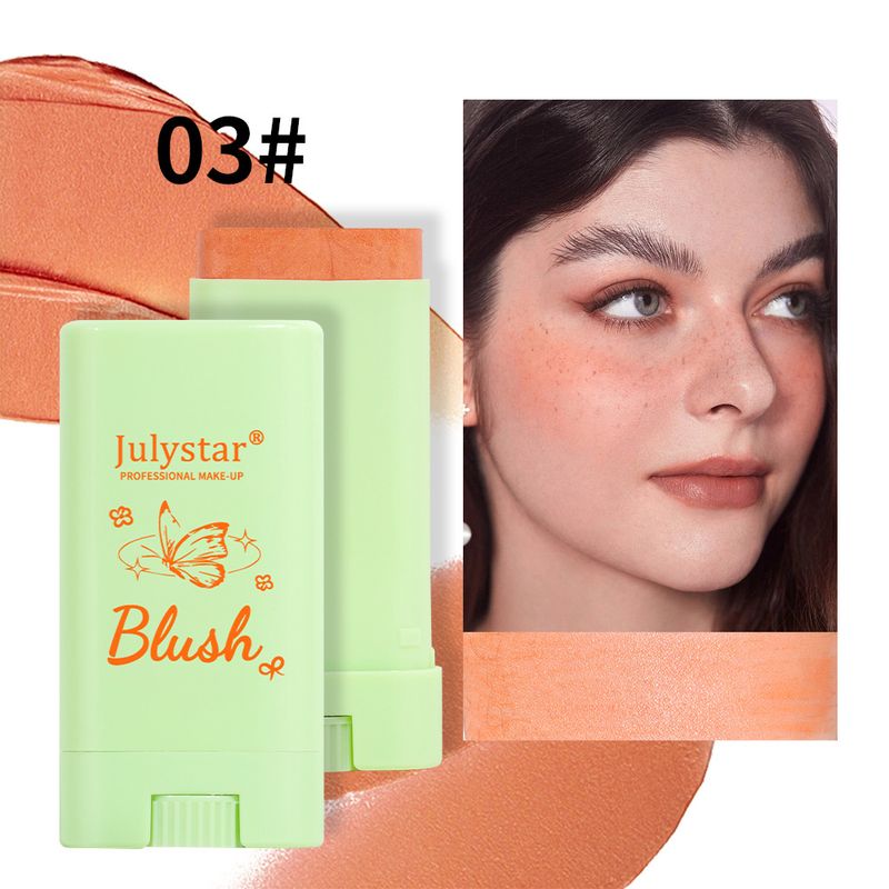 Gesichts-Make-up, 3 Farben, mattes Puderrouge, Lidschatten, Lippen-Make-up, weibliche Kosmetik, Hochglanz-Puderrouge, Reparaturstift_voghion.com