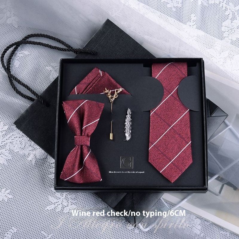 Stropdas Heren Formeel Casual Stropdas Box Set Bruidegom Bruiloft Koreaanse Versie Valentijnsdag Verjaardagscadeau Voor Jongens Trendy_voghion.com
