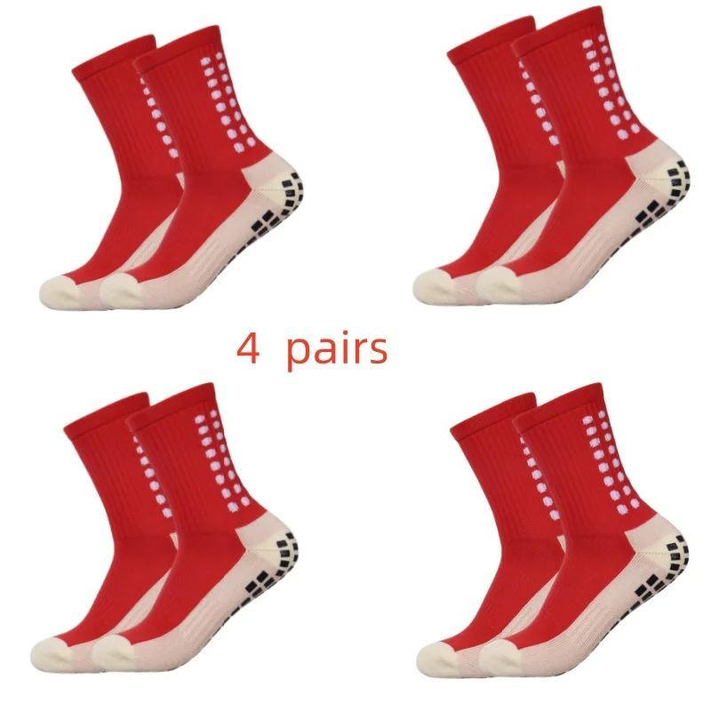 Men's Soc 4 Soccer Pairs Non-slip Of Grip Pad Football_voghion.com