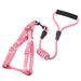 Pet Leash Linen Explosion-Proof Chest Harness Foam Handle Anti-Lost Walking Rope Dog Supplies_voghion.com