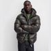 Herrenbekleidung Herren Winter Baumwolljacke - Warmer Kapuzenmantel mit 3D-Effekt, Streetstyle, Loose Fit, Erhältlich in Schwarz, Armeegrün, Weinrot_voghion.com