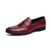 2023 British Style Men's Pointed Nightclub Hairstylist Personality Trendy Breathable Slip-On Small Leather Shoes_voghion.com