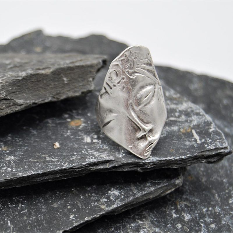 Nuovo anello unisex con personalità astratta e irregolare_voghion.com