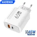 GaN 65W USB Type C Fast Charging Mobile Phone Adapter Quick Charger For Samsung S23 Ultra Xiaomi Huawei IPhone 14 13_voghion.com