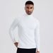 Men's Plus Size Spring And Autumn High Collar Long Sleeve T- Winter Double-Sided Brushed Thickened Youth Warm Base_voghion.com
