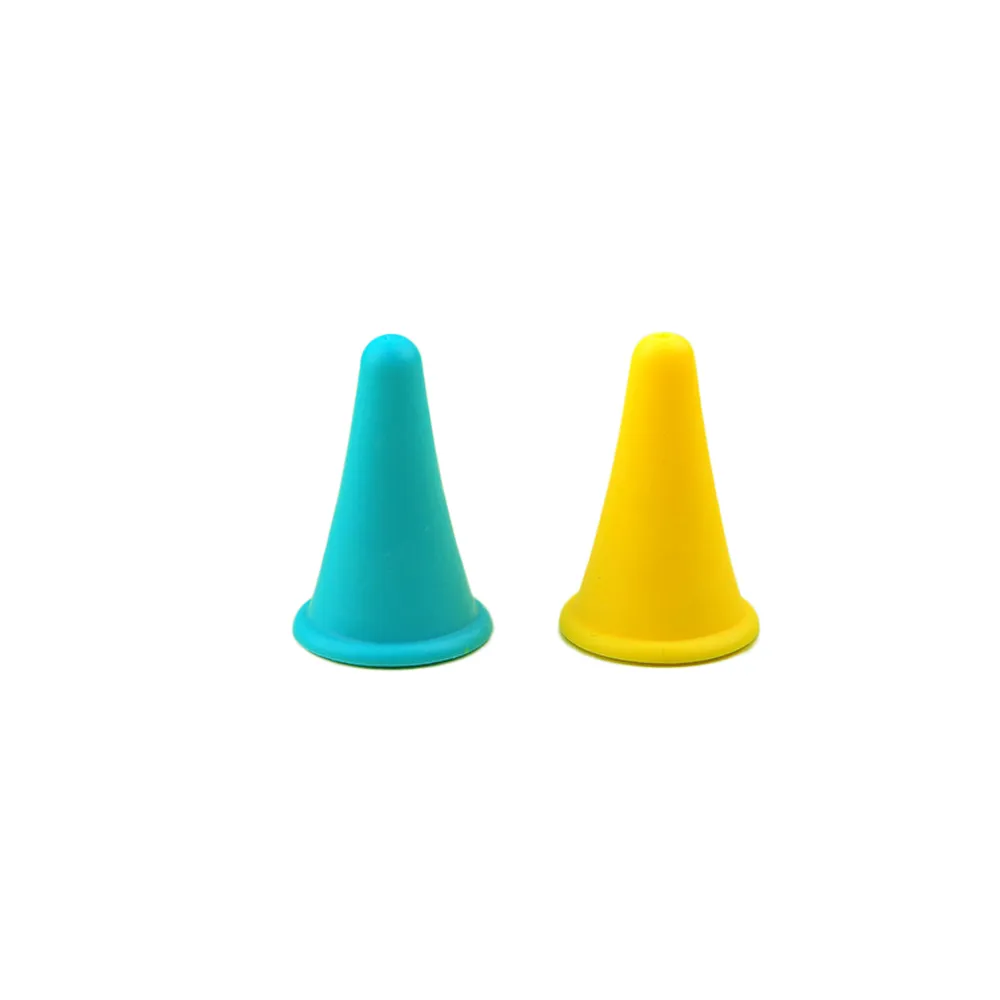 Rubber Cone Shape Knitting Needles Cap Tips Point Protectors Craft Sewing Accessories Silicone Stopper Cover Tools Anti-Dropping_voghion.com