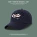 Korean version of versatile for women with small embroidered letters, duckbill wide brim, hard top, sun protection,_voghion.com