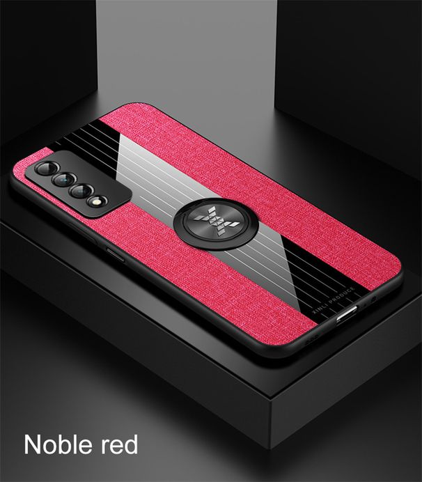 Custodia per telefono con supporto per anello in tessuto per Samsung A51 A50 A52 A21S A12 M51 A20S A42 A90 5G A30S A32 4G Stand Cov_voghion.com