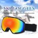 Skisportsudstyr, sfæriske ski udendørs skiløb vindtætte og UV-bestandige beskyttelsesbriller, voksen_voghion.com