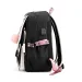 Large Bags for Teenage Girls USB Port Canvas Schoolbag Student Book Bag Fashion Black Pink Teen School Backpack_voghion.com