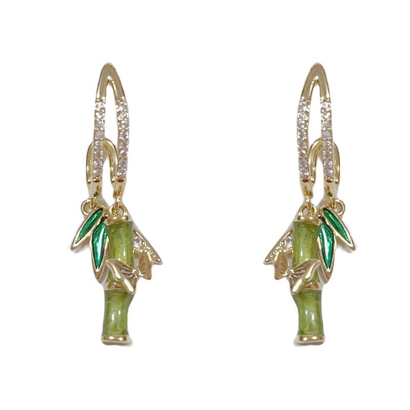 S Silver Needle Nuovo Stile Cinese Elegante Design di Moda Zircone Nodo di Bambù Unico Leggero Lusso Versatile Alta qualità_voghion.com