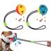 Pet Rubber Teeth Cleaning Dog Chew Durable Treat Dispensing Ball Pull Rope Teething Toy For Cats And Dogs_voghion.com