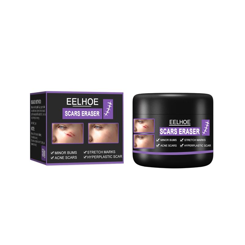 la crème anti-cicatrices d'eelhoe atténue les brûlures, les vieilles cicatrices, les fosses d'acné, les cicatrices, les cicatrices chirurgicales, lisse la peau, la crème réparatrice de cicatrices_voghion.com