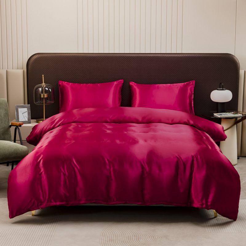 Parure de lit de luxe 3 pièces, douce et soyeuse, pour lit Queen Size et King Size, infroissable, résistante à la décoloration, collection hôtelière_voghion.com
