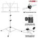 5Core Music Stand For Sheet Music Portable Tripod Adjustable Folding Note Holder - MUS FLD WH_voghion.com