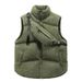 2024 Autumn Winter Low Price Corduroy Stand Collar New Cotton With Shoulder Bag Fashionable Waistoutwear Jacket Vest_voghion.com