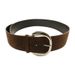 Wide Belt Niche Retro Y2k Hottie Suede Matte Wide Edge Belt Silver Buckle Waist Seal With Stacked Wide Version Women_voghion.com
