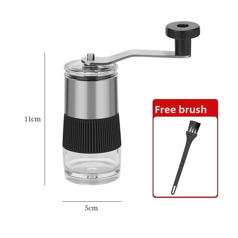 INO Hand Crank Bean Small Portable Manual Coffee Grinder_voghion.com