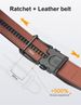38 mm Ledergürtel mit Ratsche, Herrengürtel in Geschenkbox, Designer-Gürtel für Herren_voghion.com