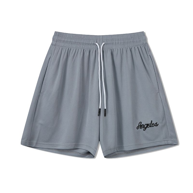 Pantaloni sportivi da basket a quattro punti, stile retrò, alla moda, all'ingrosso, da uomo, da uomo, ricamati, per il tempo libero, fitness, corsa, pantaloni da basket americani_voghion.com