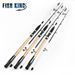 Fishing Carbon Lure Two-Section Insert Straight Handle Sea Boat Cannon Long Casting Rod_voghion.com