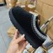U Ethnic Style Lazy Flat Bottomed Talman Mop Fashionable Warm Integrated Women's Versatile Fur Shoes Thin Sole_voghion.com