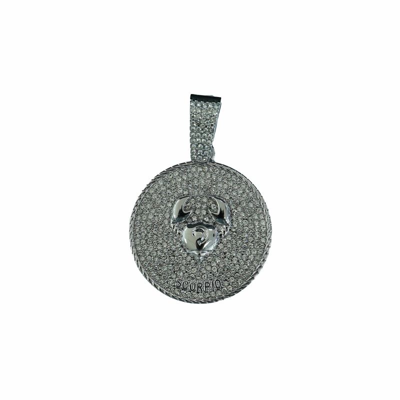 Fashion New Product Libra Scorpio Disc Pendant Symbolizes Power, Independence, And Wisdom, Hip-hop Cuban Necklace_voghion.com