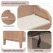 Rustic Style Solid Wood Entryway Multifunctional Storage Bench With Safety Hinge_voghion.com