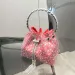 Handmade Rhinestones Evening Purses And Handbag Designer Shoulder Shiny Crystal Clutch Purse Bucket Bag_voghion.com