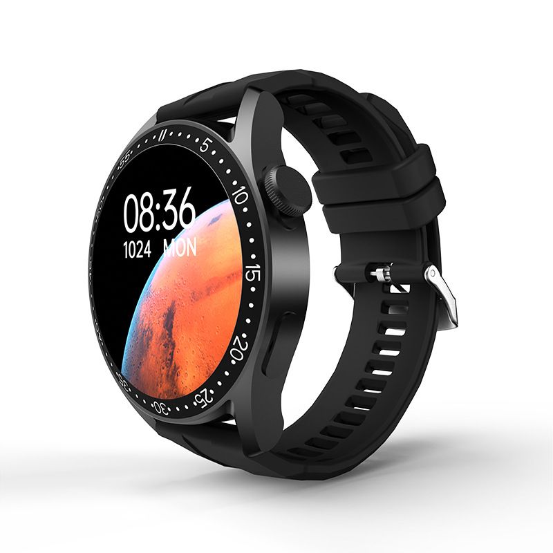 Relógio Inteligente GT9 com Monitoramento de Glicose no Sangue, Frequência Cardíaca e Oxigênio no Sangue, Chamadas Bluetooth, Monitor de Fitness à Prova D'água para iOS/Android_voghion.com