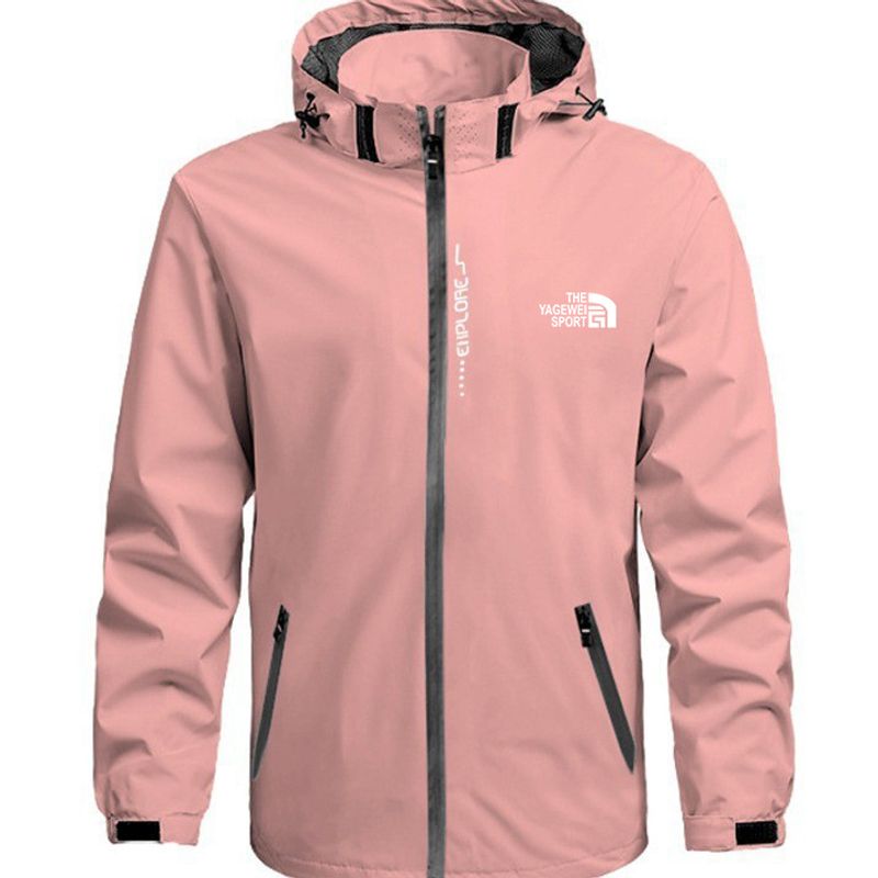 Outdoor Rushjacket 3-in-1 Hooded gedréckt Muster eraushuelbar winddicht waasserdicht Männer- a Fraenjacken_voghion.com