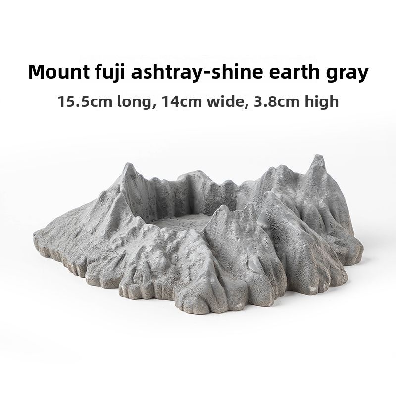 Nordic Iceberg Home Luxury Fashion Matte Snow Mountain Ornament Ins Style Living Room Decoration Cigar Ashtray_voghion.com