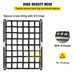 VEVOR 3.5'x 4.1' Cargo Net With S-Hooks, Truck Bed Cargo Net Heavy Duty Cargo Nets Capacity 1100LBS For Pickup Trucks (42" X 50")_voghion.com