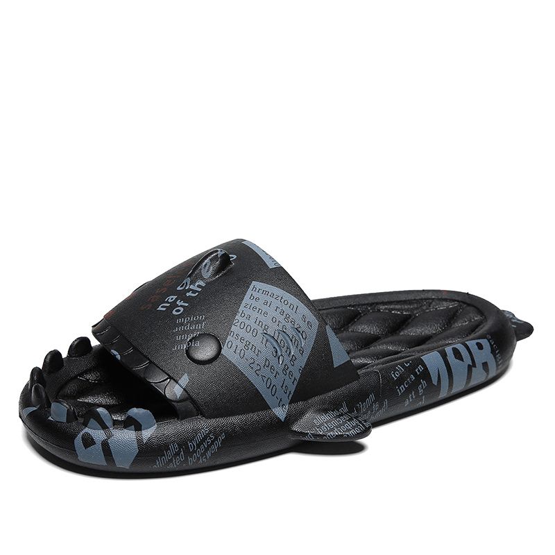 Hausschuhe Damen Sliders Herren Sandalen Open Toe Pillow Strandpantoffeln für Sommer Sliders Super bequeme Shark Sliders_voghion.com