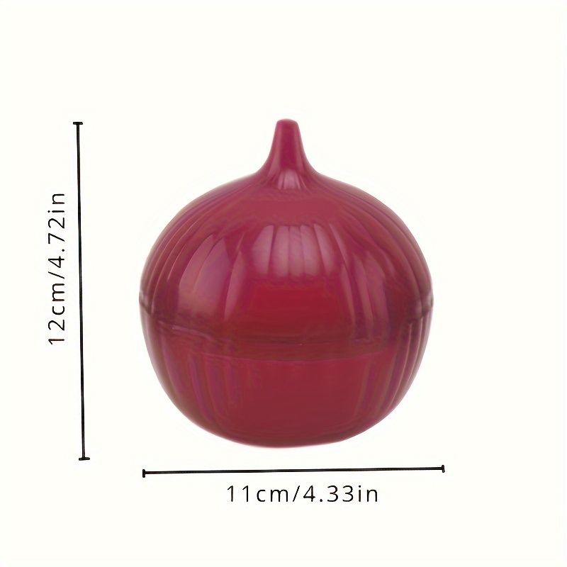 1pc Onion Saver Food Storage Container Vegetable Shaped Refrigerator Organizer Kitchen Gadgets For Home Restaurant136_voghion.com