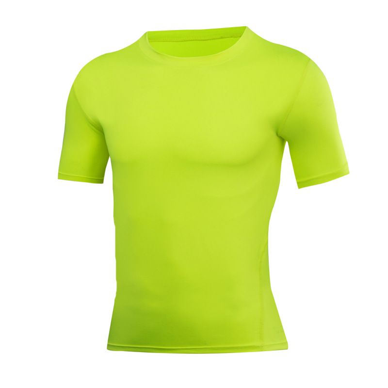 Men's clothing Fitness clothes Basketball training elastic sports tights outdoor running quick dry_voghion.com