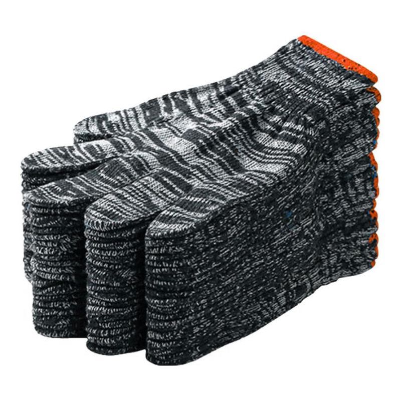 Black And Grey Line Work Gloves - Breathable, Flexible And Lightweight For General Labor And Delicate Work_voghion.com