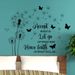 Löwenzahn Schmetterling inspirierende Beratung Englisch PVC matt CH81588 Wohnzimmer Bett Wandaufkleber_voghion.com