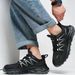 2025 Thick-Soled Men's Sneakers Lightweight Comfortable Soft-Soled Running Versatile Breathable Mesh Casual Shoes Trendy_voghion.com