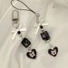 Y2K Heart-shaped Bow Phone Chain Personalized Bag Pendant CCD Headset Coin Purse Keychain_voghion.com